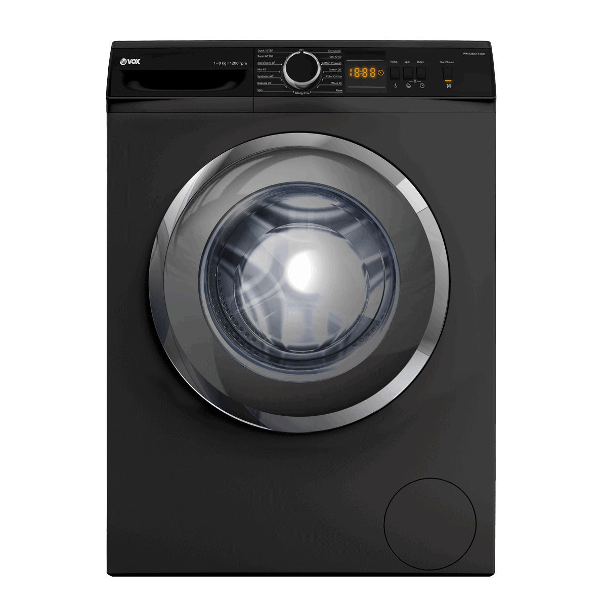 VOX, WM 1280-LT14GD Washing Machine 8Kg