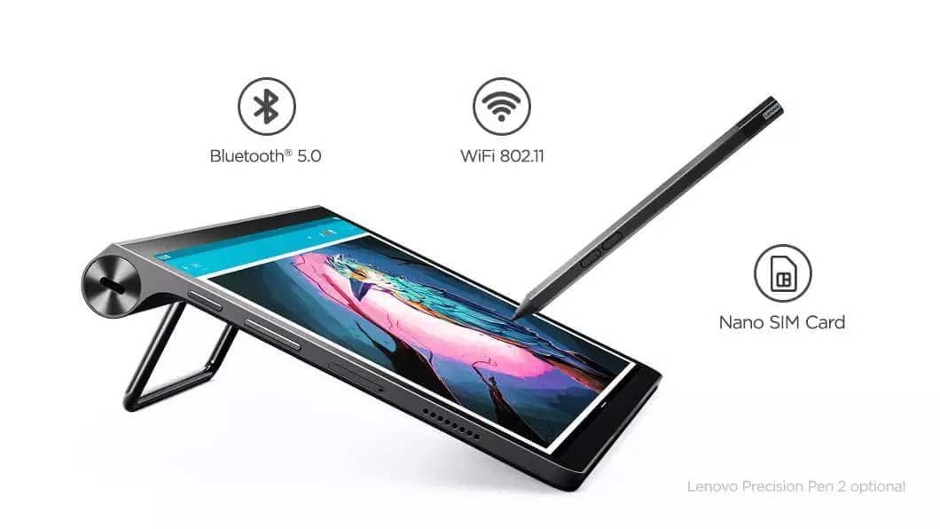 Tablet LENOVO Yoga Tab 11 (11” 2K, 128GB) + Δώρο μία θήκη Lenovo αξίας € 22,99
