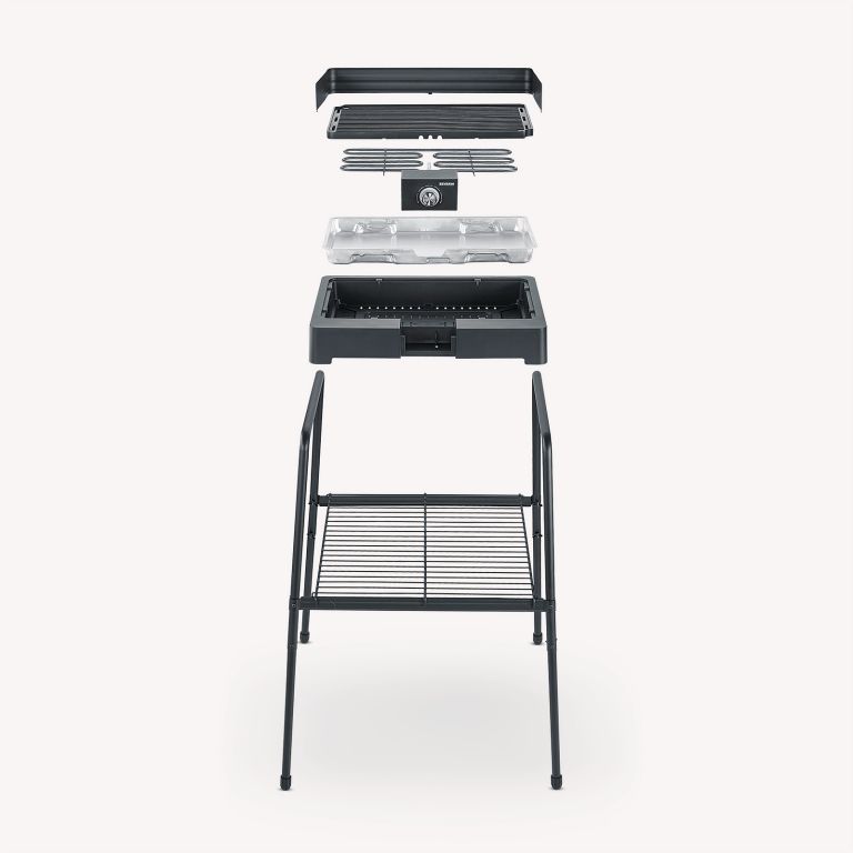 Severin PG 8568 Standing Grill with Grill Plate