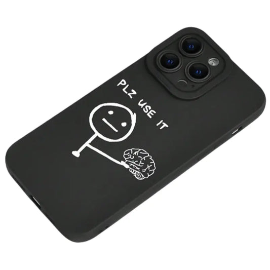 Quirky Character Designs with Brain Extraction, Printed Phone Cases for Iphone models.