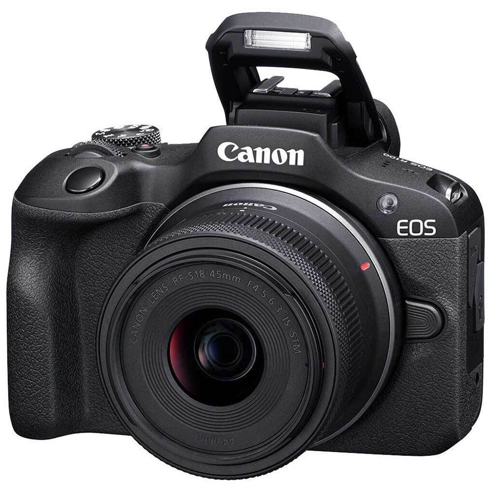 Canon EOS R100 Mirrorless Camera with RF-S 18-45mm Lens (6052C034AA) - 24.1 MP, 4K Video