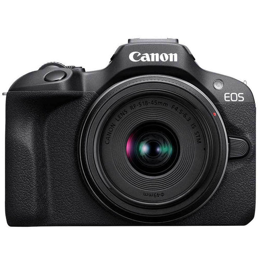 Canon EOS R100 Mirrorless Camera with RF-S 18-45mm Lens (6052C034AA) - 24.1 MP, 4K Video